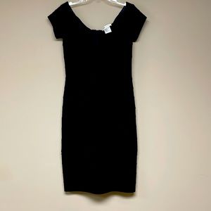 Tadashi Dress, Size L, Black